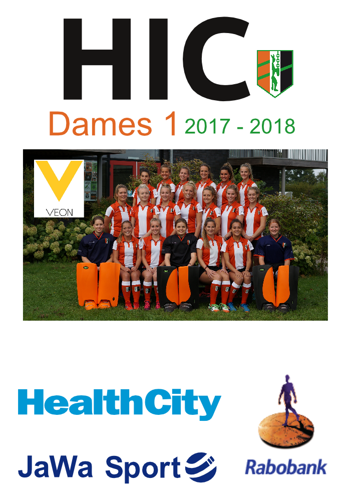 HIC programmaboekje dames 1 2017 2018